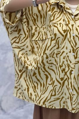 مانتو دو جیب پاکتی کیمونو ریفا