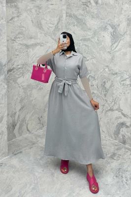 ست شومیز و دامن بلند کنفی آسنات