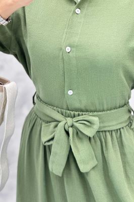 ست شومیز و دامن بلند کنفی آسنات