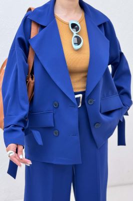 مانتو کتی آستین بنددار مازراتی کایلی