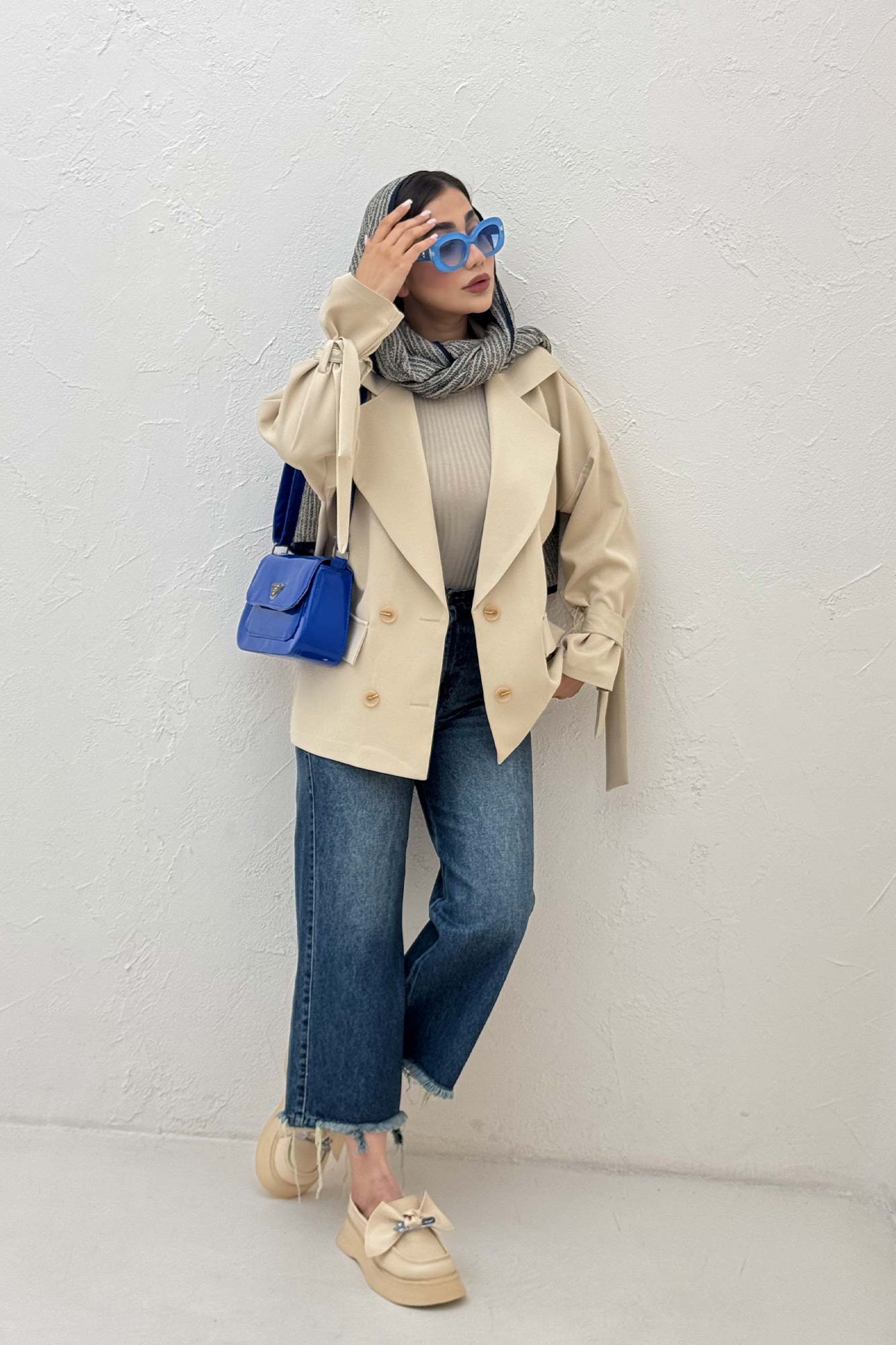 مانتو کتی آستین بنددار مازراتی کایلی