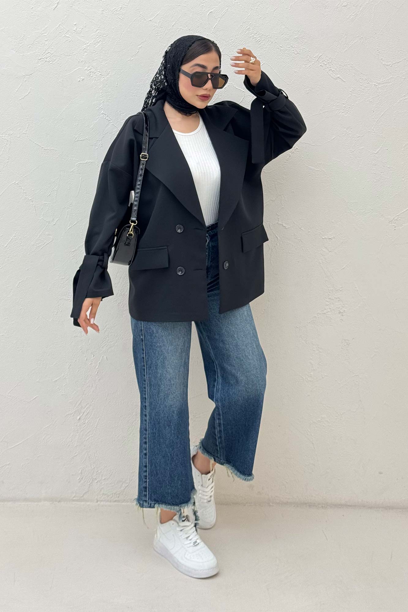 مانتو کتی آستین بنددار مازراتی کایلی