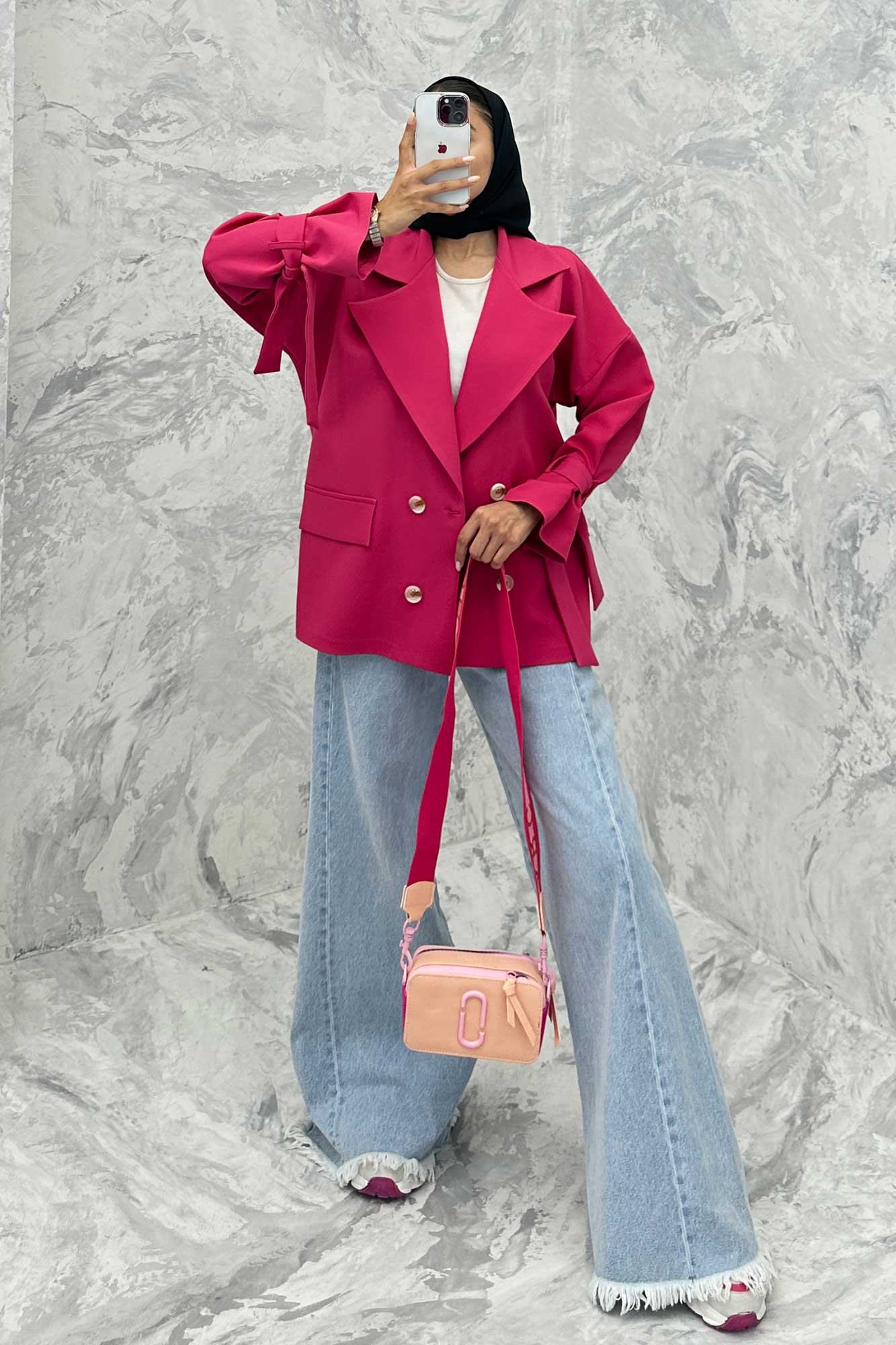 مانتو کتی آستین بنددار مازراتی کایلی