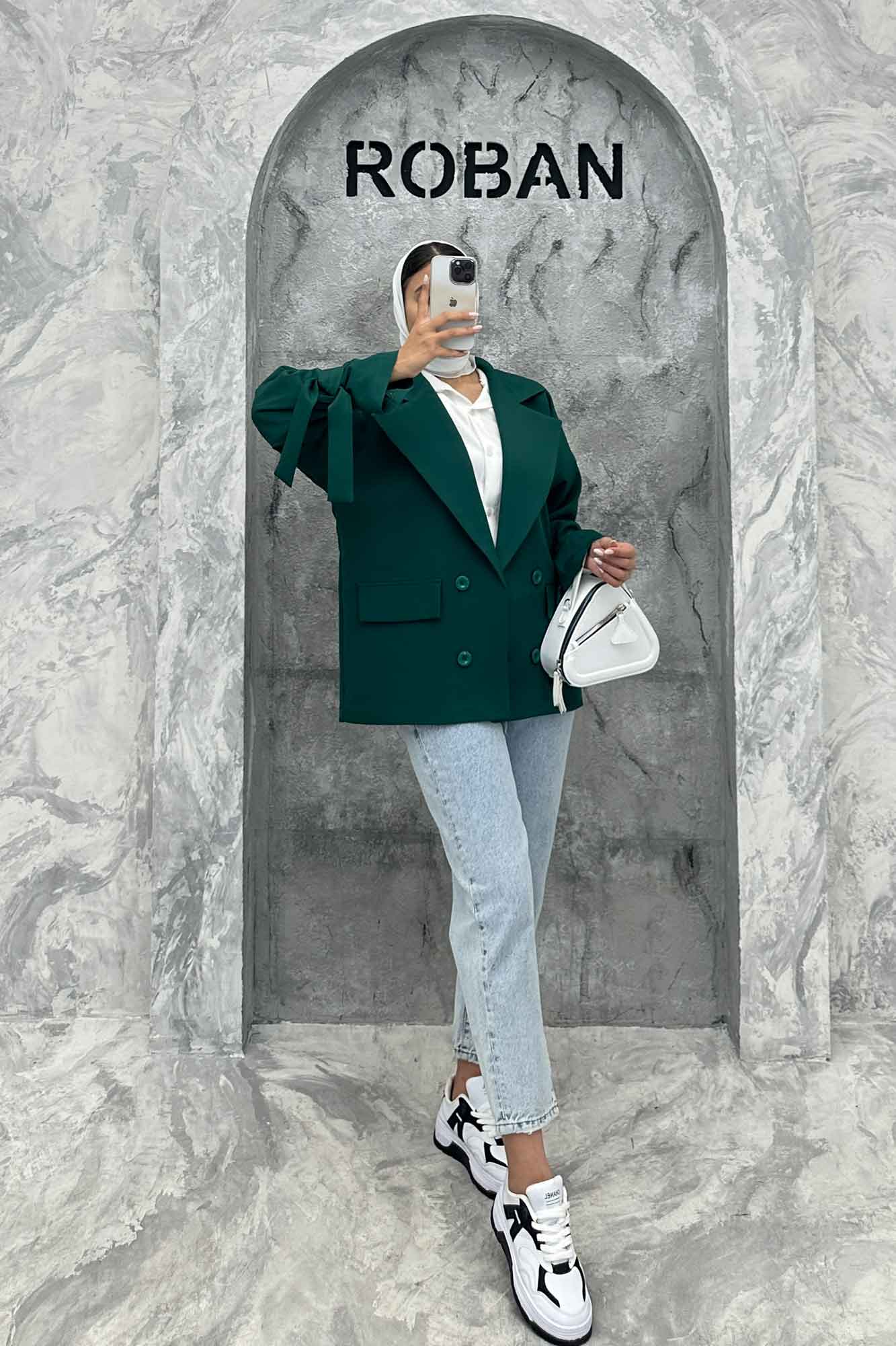 مانتو کتی آستین بنددار مازراتی کایلی