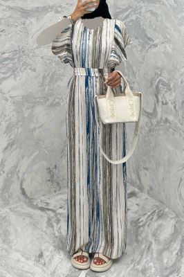 اورال حلقه چین کراش چاپی نیلا