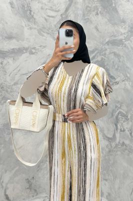 اورال حلقه چین کراش چاپی نیلا