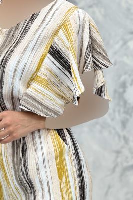 اورال حلقه چین کراش چاپی نیلا