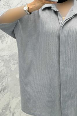 مانتو آستین سه رب کنفی پایین چاکدار