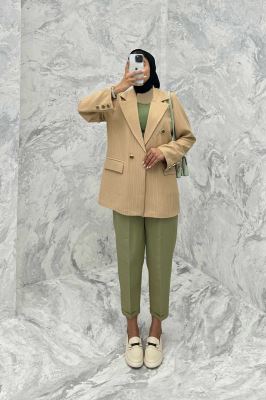 کت سه جیب مازراتی لمه برجسته دنیز