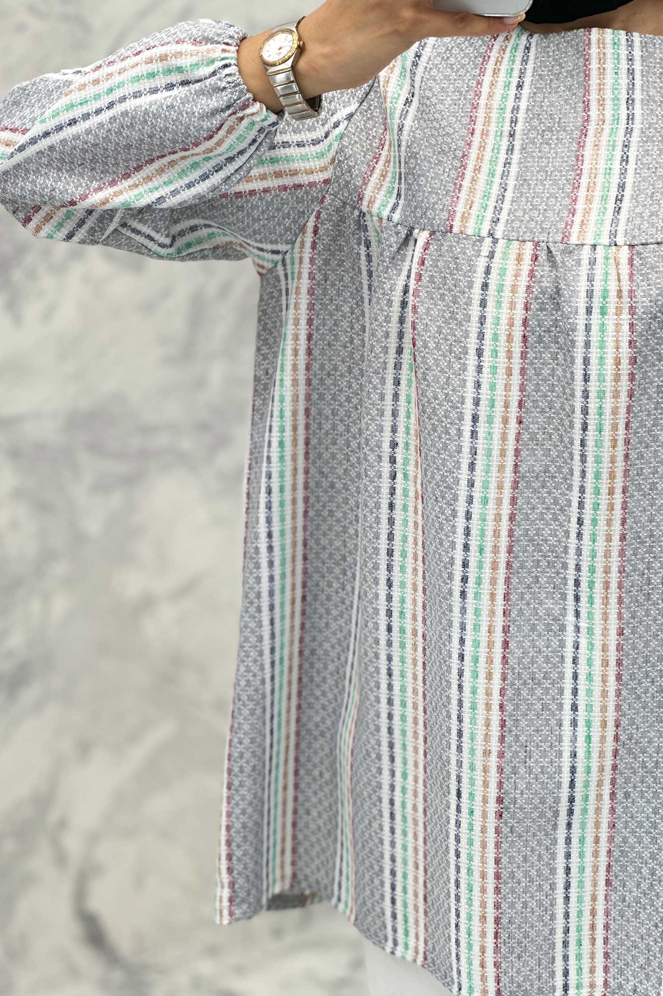 مانتو جلو بسته جودون پشت دکمه