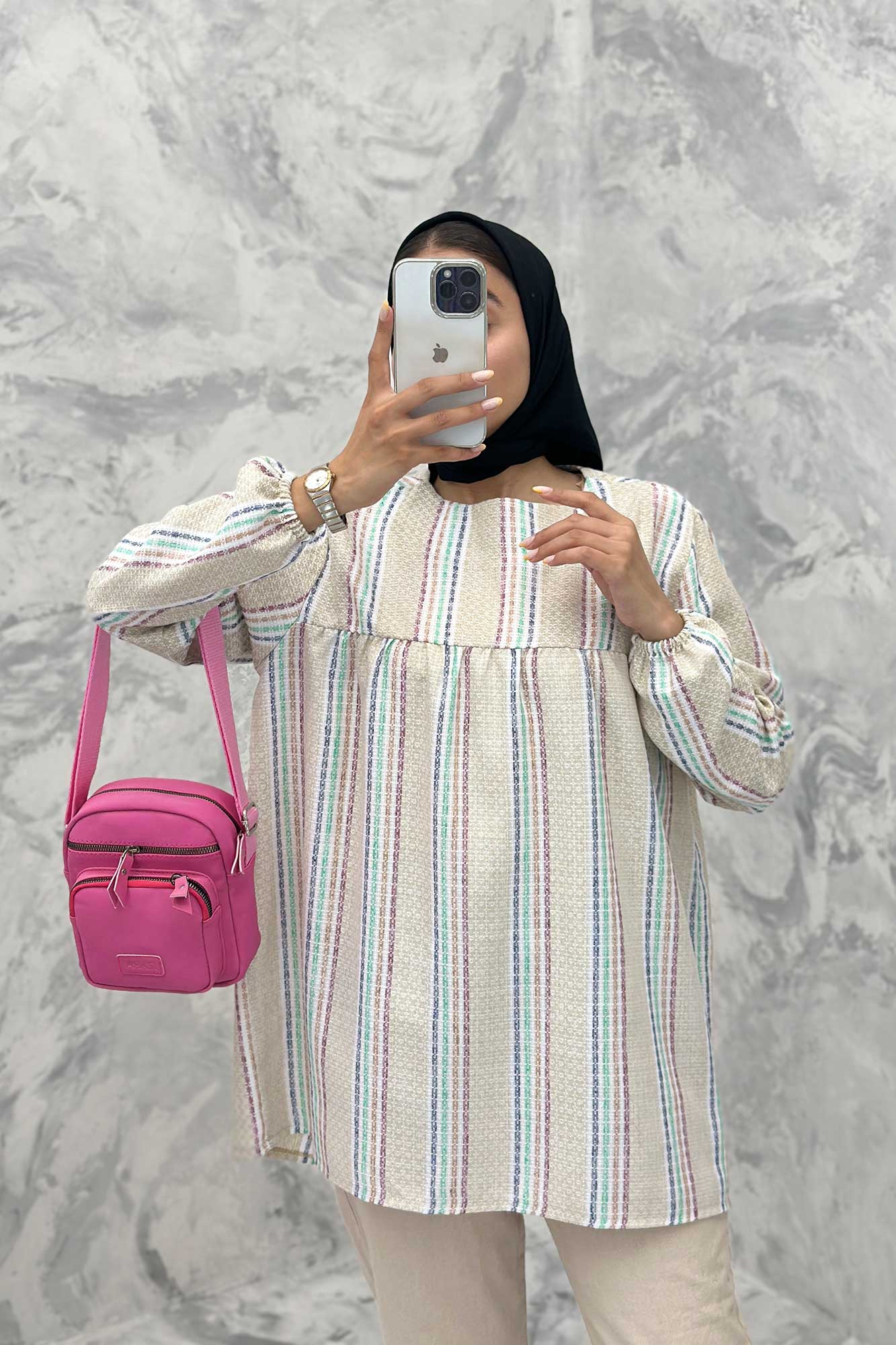 مانتو جلو بسته جودون پشت دکمه