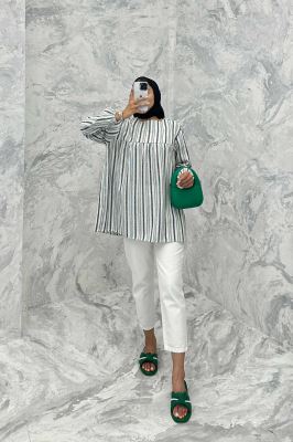 مانتو جلو بسته جودون پشت دکمه