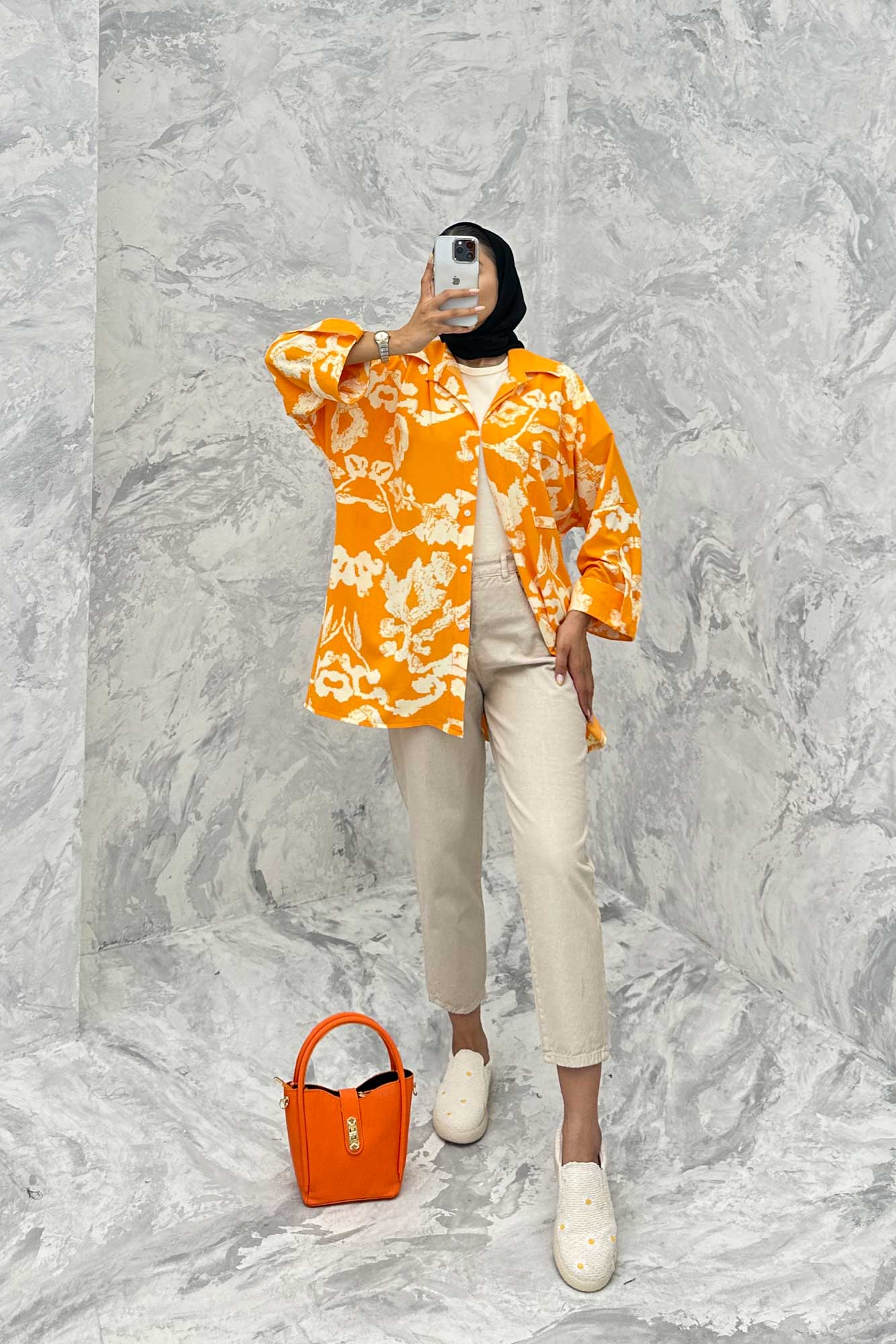 مانتو پشت دکمه آستین پاگن ریفا