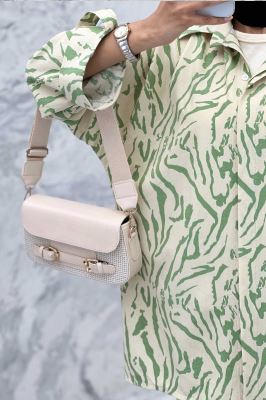 مانتو پشت دکمه آستین پاگن ریفا