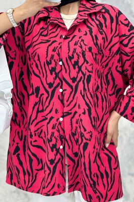 مانتو پشت دکمه آستین پاگن ریفا