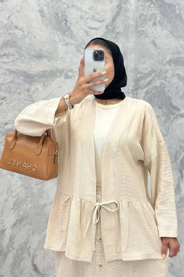 ست مانتو و دامن عروسکی کنفی ماهک