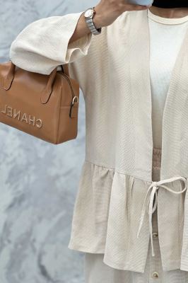 ست مانتو و دامن عروسکی کنفی ماهک