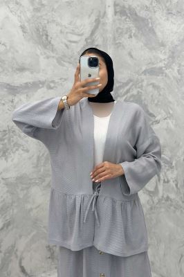 ست مانتو و دامن عروسکی کنفی ماهک