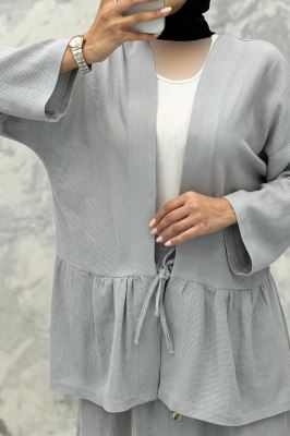 ست مانتو و دامن عروسکی کنفی ماهک