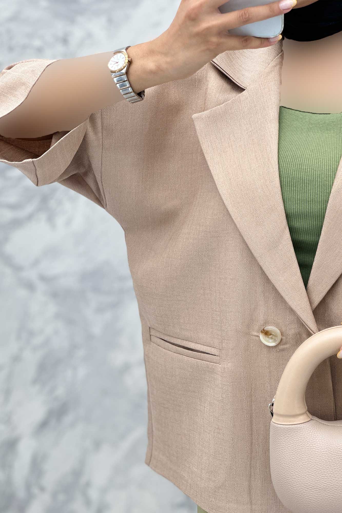 کت آستین سه رب شانتون خطی