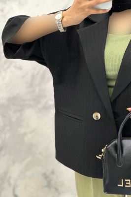 کت آستین سه رب شانتون خطی