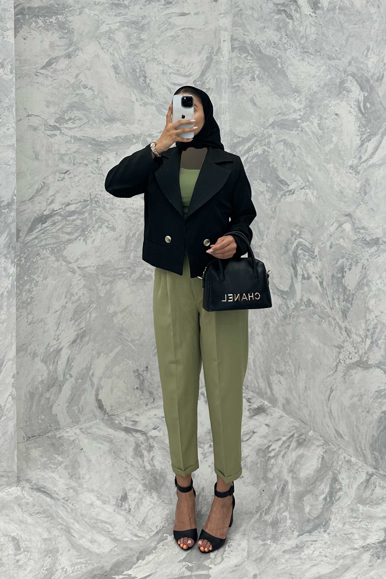 کت کراپ جیب فیلتو شانتون خطی