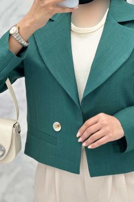 کت کراپ جیب فیلتو شانتون خطی