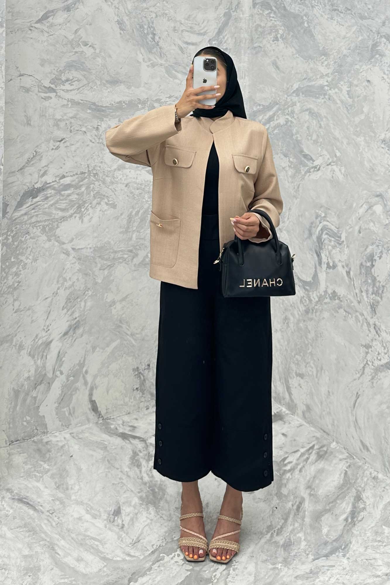 کت یقه دیپلمات شانتون خطی چهار جیب