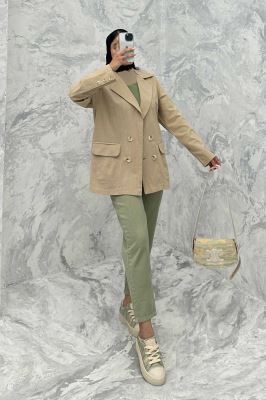 مانتو کتی دو جیب پاکتی تیتانیک ماریا