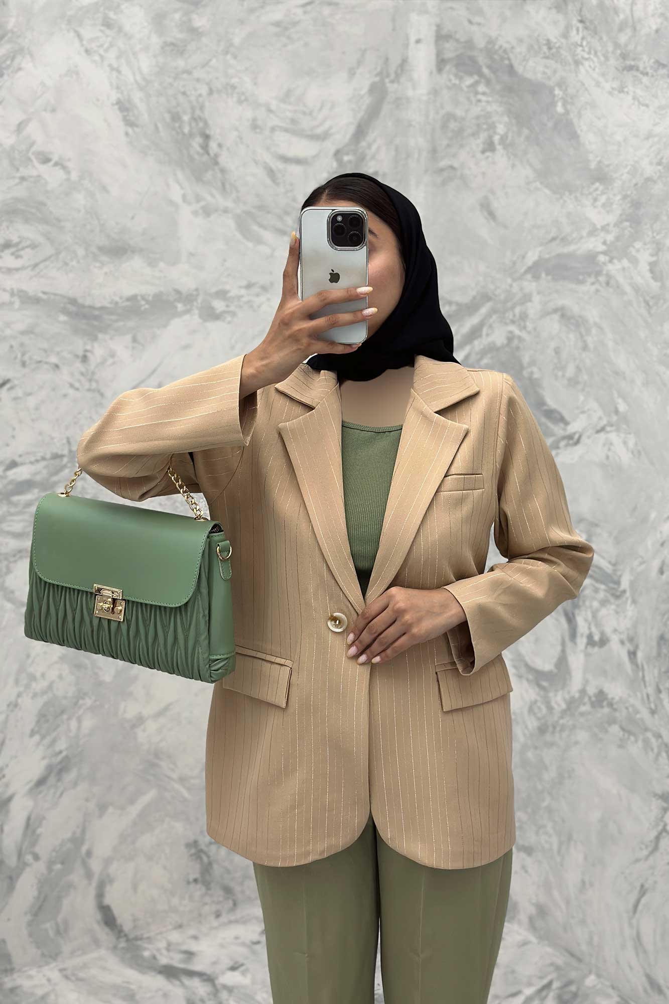 کت تک سه جیب دو دکمه لمه برجسته