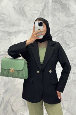 کت تک سه جیب دو دکمه لمه برجسته