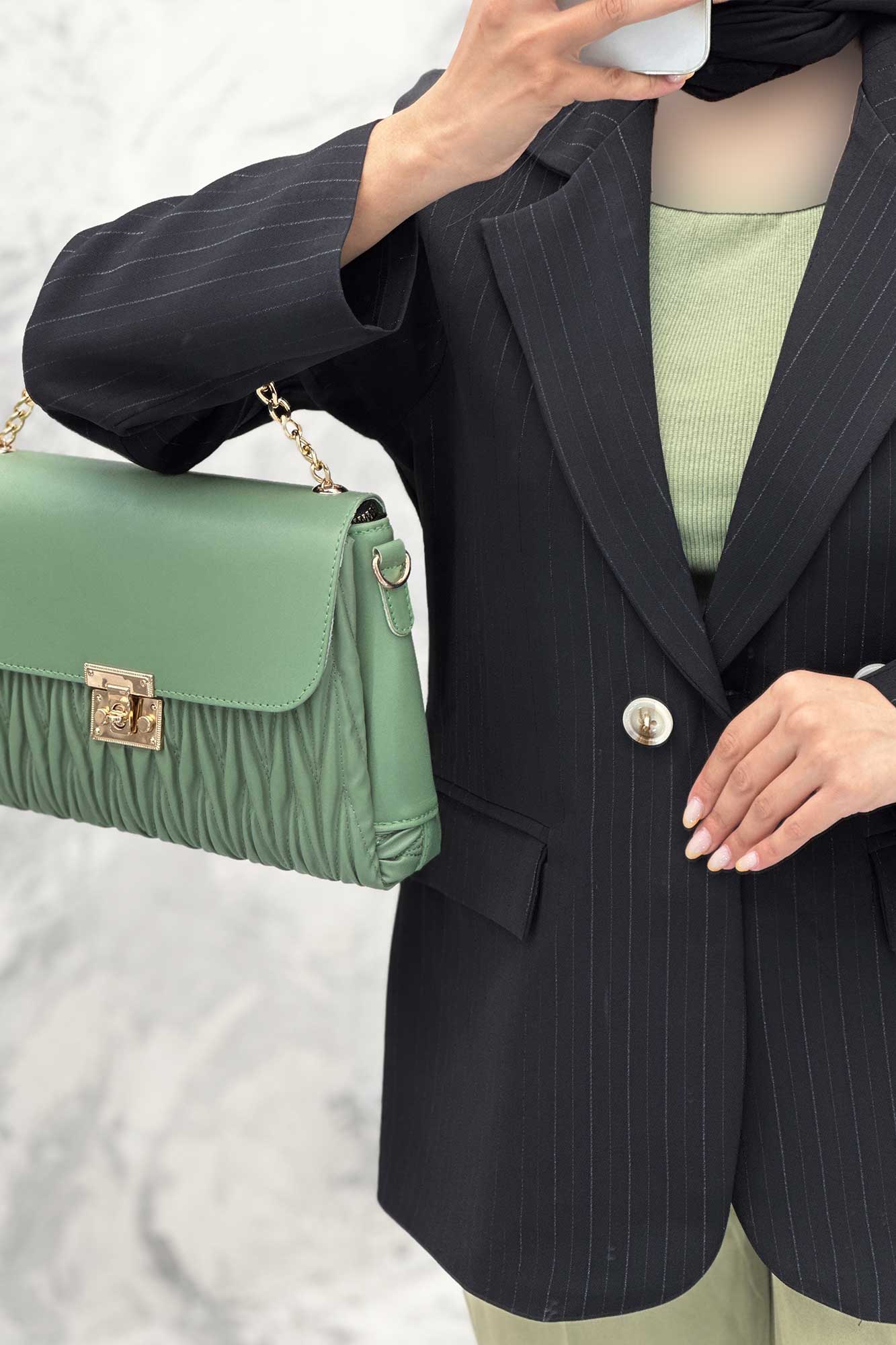 کت تک سه جیب دو دکمه لمه برجسته