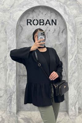 مانتو چین دار تک بند شانتون