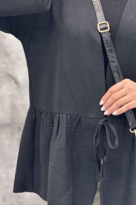 مانتو چین دار تک بند شانتون