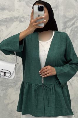 مانتو چین دار تک بند شانتون