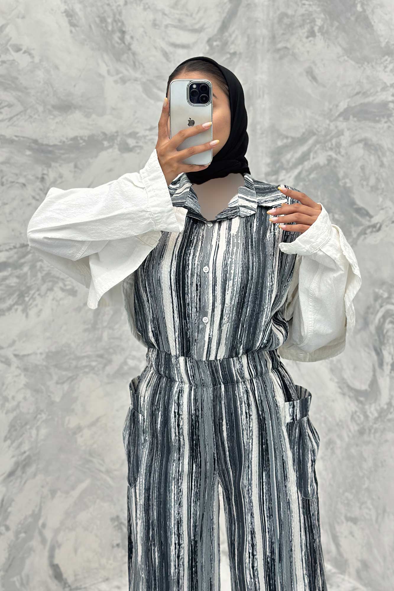 اورال کمرکش دکمه ای کراش چاپی