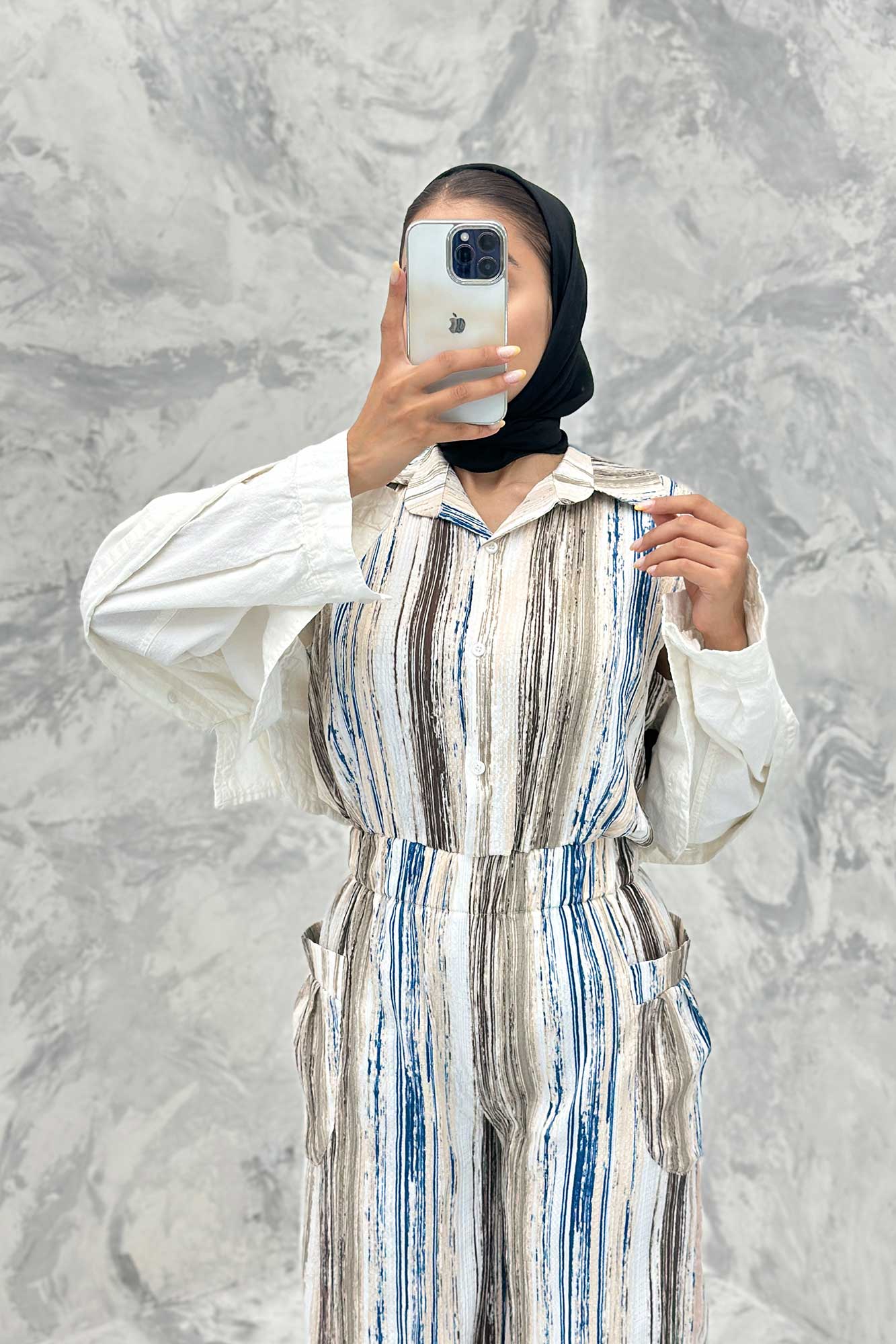 اورال کمرکش دکمه ای کراش چاپی