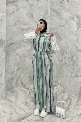 اورال کمرکش دکمه ای کراش چاپی