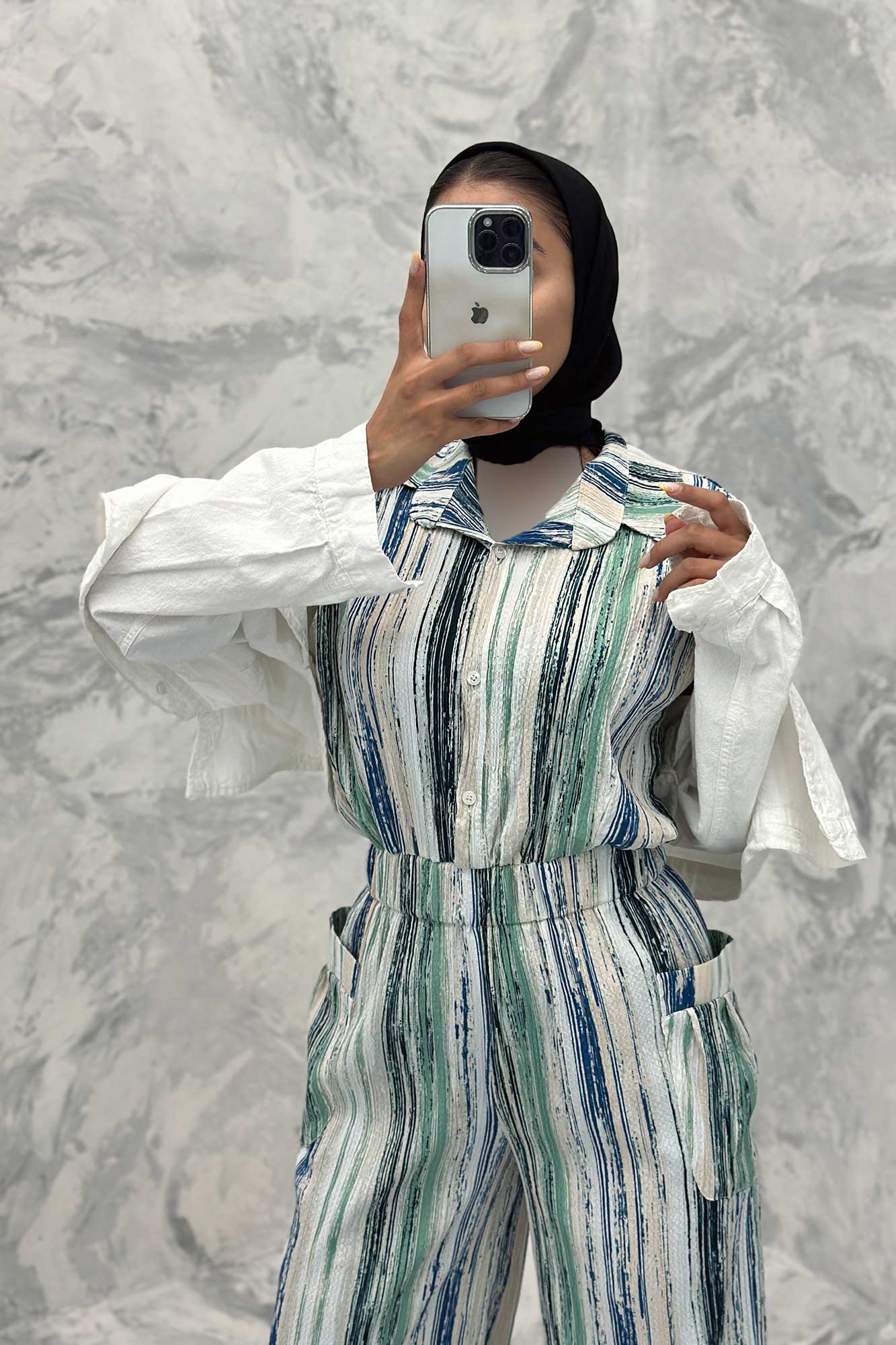 اورال کمرکش دکمه ای کراش چاپی