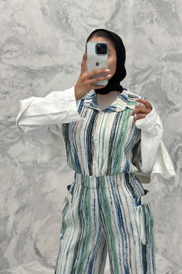 اورال کمرکش دکمه ای کراش چاپی