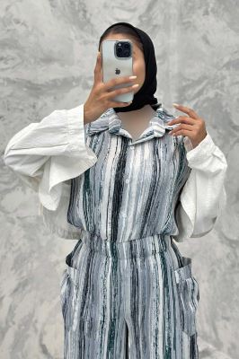 اورال کمرکش دکمه ای کراش چاپی