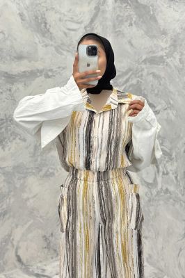 اورال کمرکش دکمه ای کراش چاپی