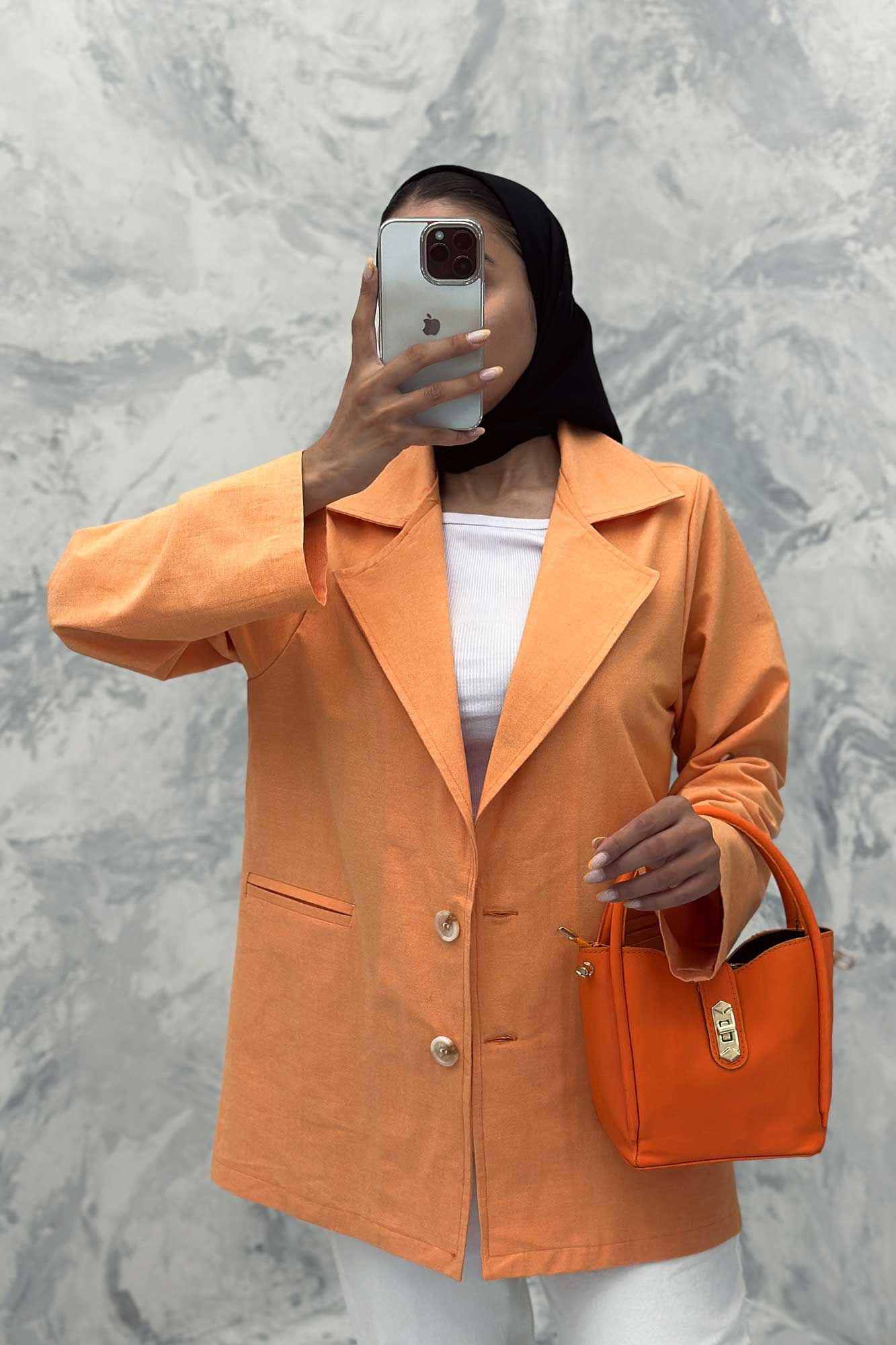 مانتو کتی دو دکمه لینن مهیلا