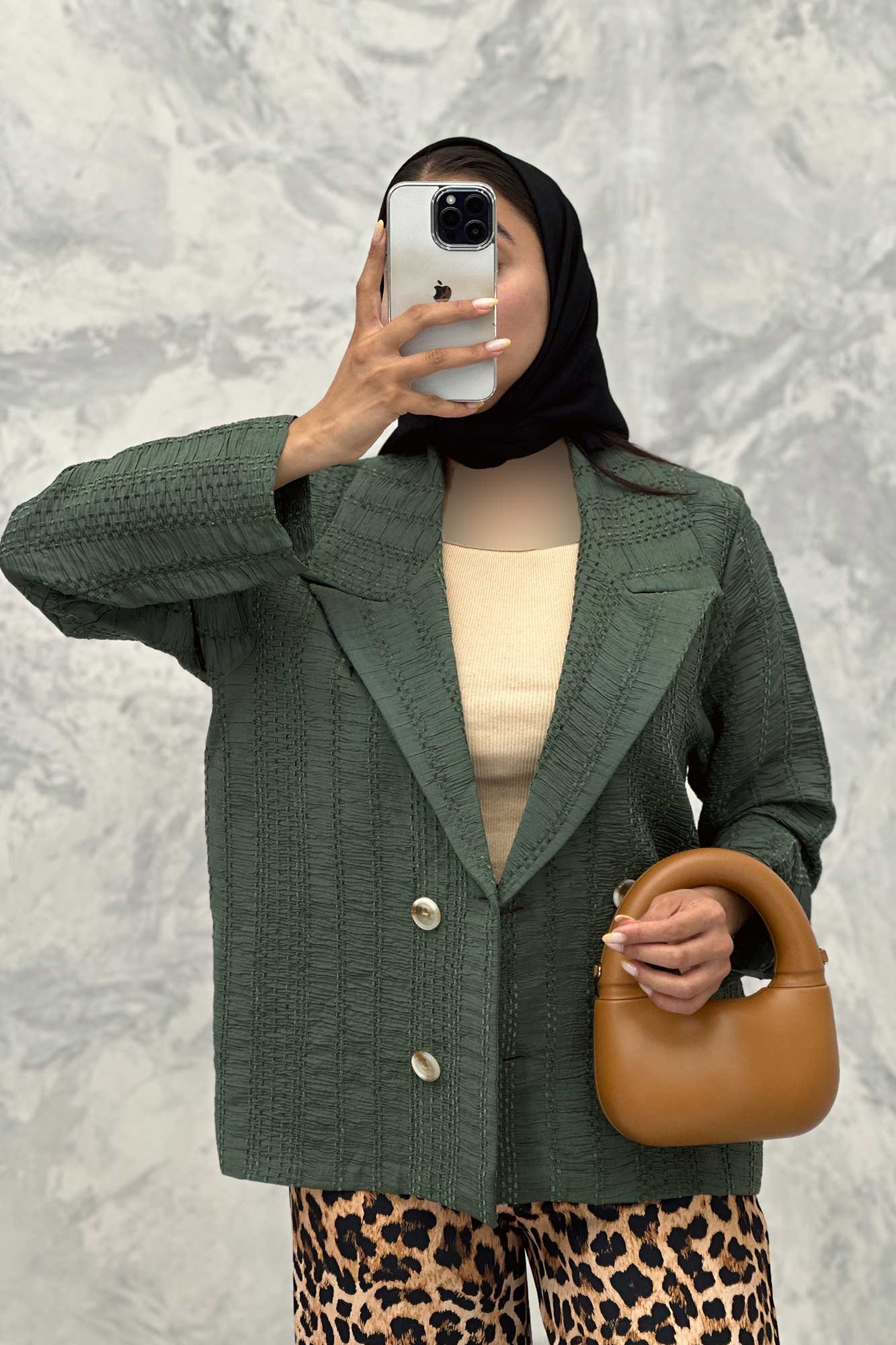 مانتو کتی چهار دکمه کوک دوزی