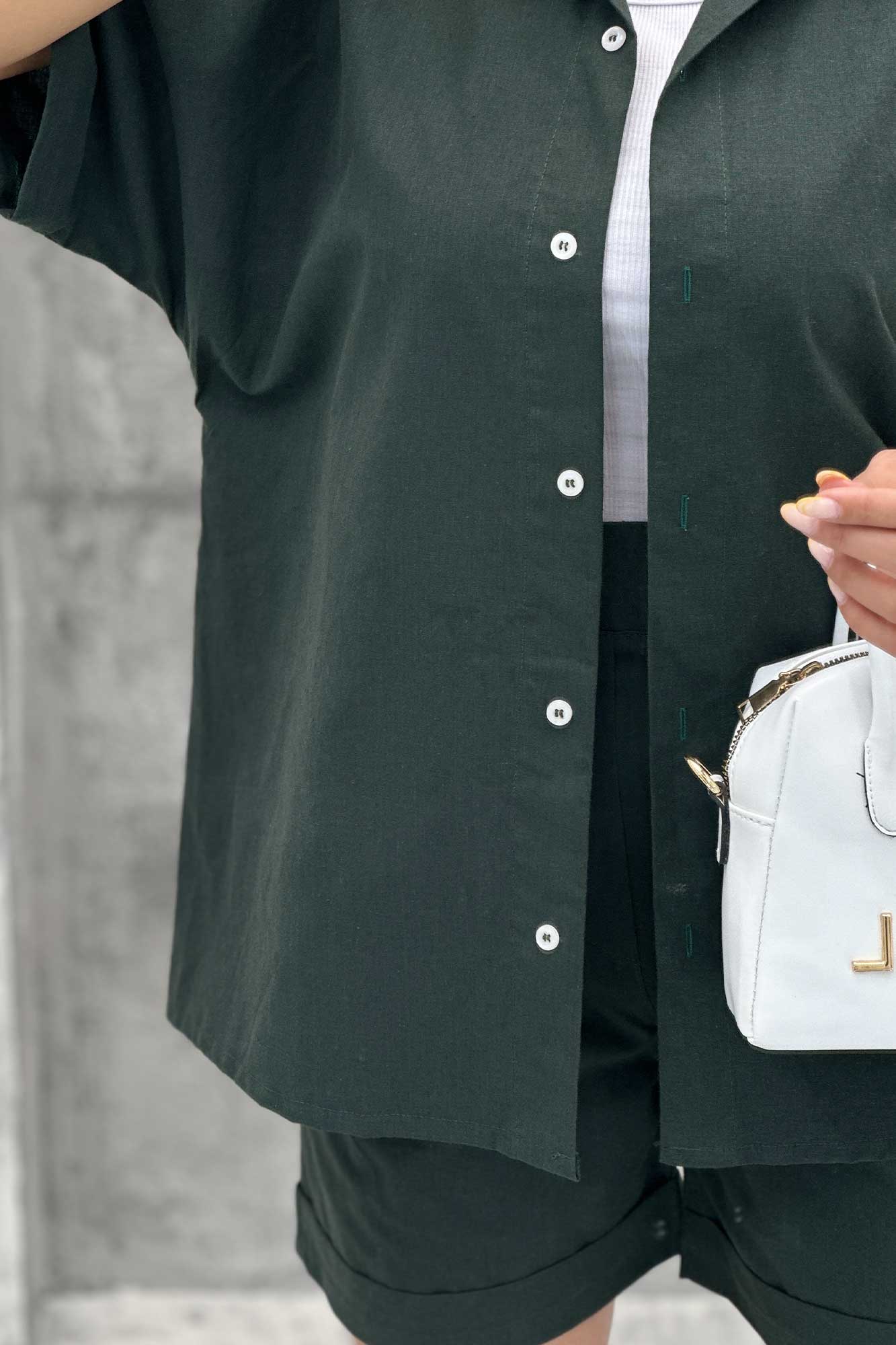 ست شومیز و شلوارک لینن ریموند