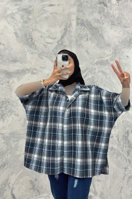 شومیز چهارخانه ساده