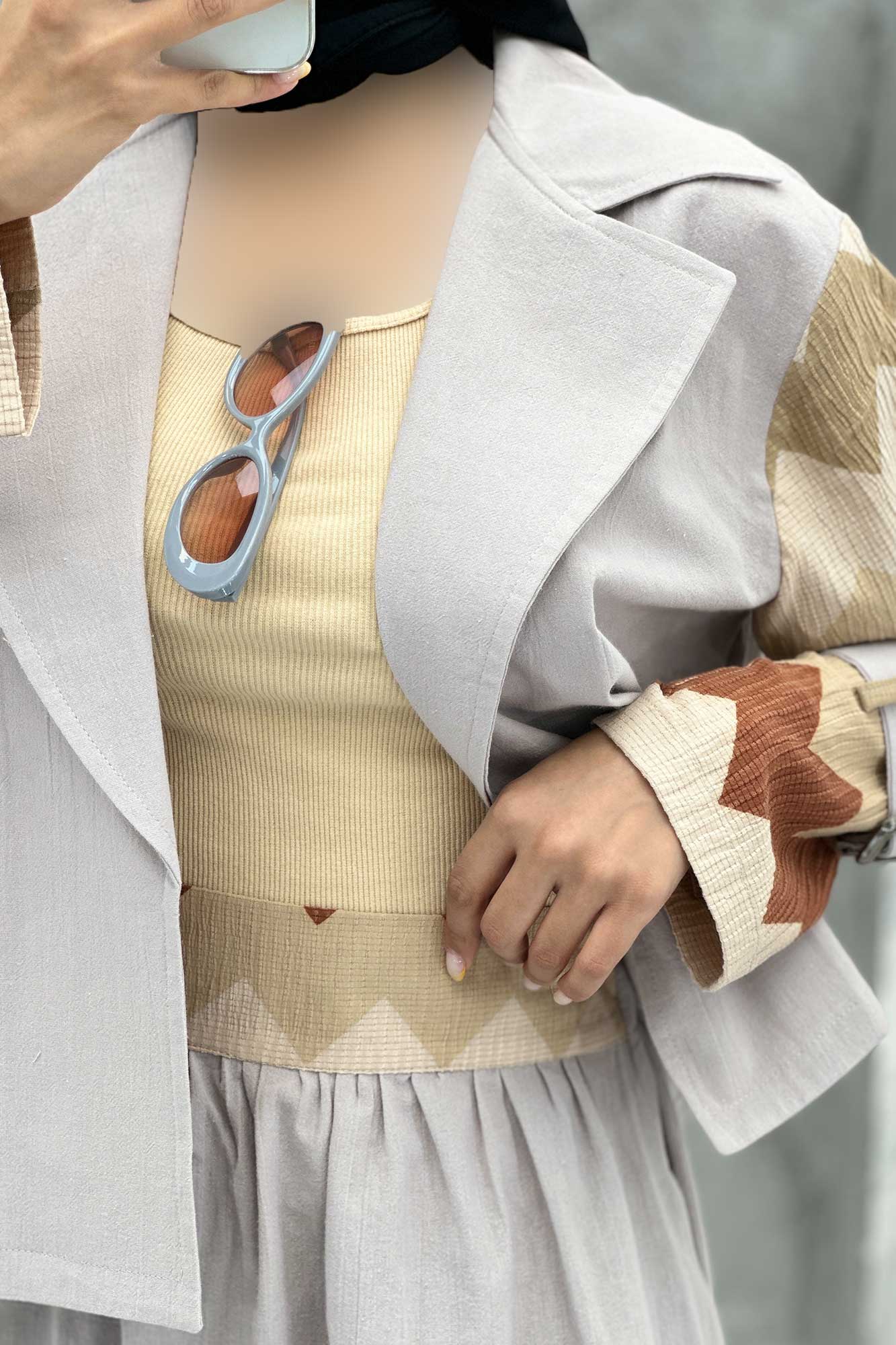 ست ترکیبی آستین هفت و هشت تیتانیک سیلویا