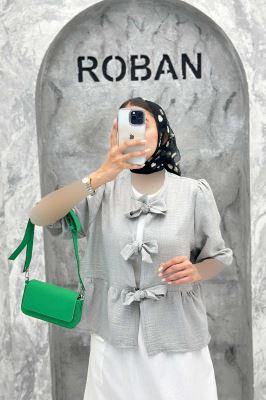 مانتو عروسکی سه بند پهن شانتون