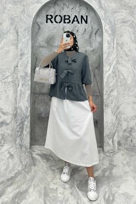 مانتو عروسکی سه بند پهن شانتون