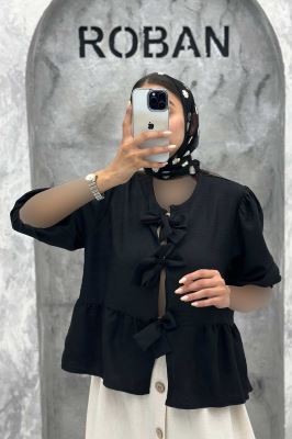 مانتو عروسکی سه بند پهن شانتون